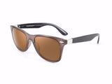 G blue light filtering sunglasses with brown sunlens